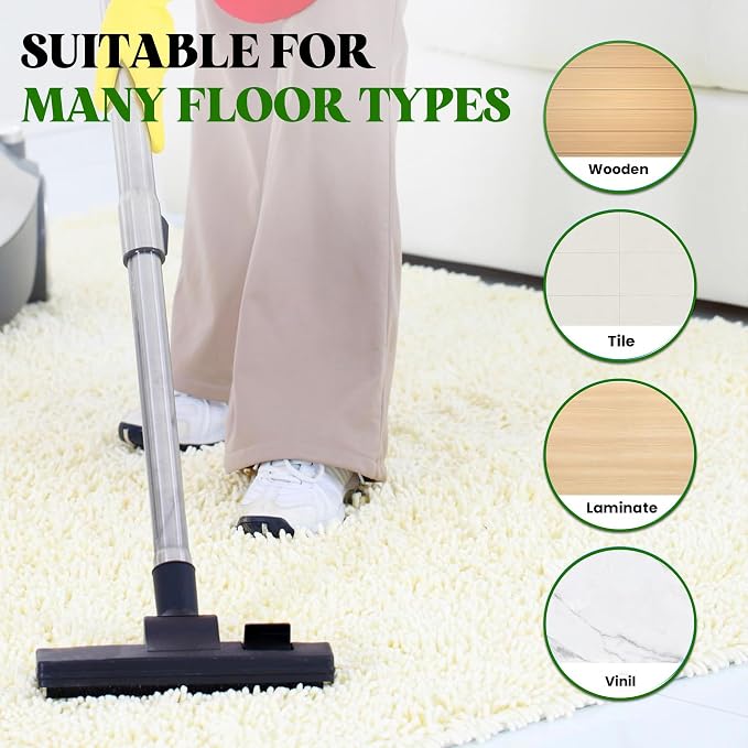 Triangle Rug Gripper Pads, Pack of 16 – Super Adhesive Reusable & Washable Non-Slip Corner Grips for Area Rugs, Mats & Runners, Helps Keep Rugs Flat on Hard Floors