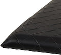 Amazon Basics Anti-Fatigue Standing Mat, Non-Slip, Cushioned, Stain Resistant Comfort Mat for Home, Office and Standing Desk, 20" x 36" x 0.6", Geometric, Black, 5-Pack