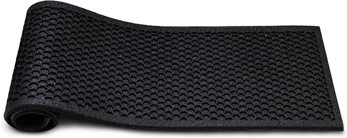 Mohawk Home Indoor Outdoor 4 Pack (0' 9" x 2' 11" Stairtread) Heavy Duty Rubber Floor Mat Anti Slip Restaurant Kitchen for Garage Garden Industrial Pool Entrance Bar Wet Area