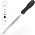 Office Letter Opener - Stainless Steel Knife-Edge Blade, Ergonomic Grip Handle (Black, 1 Pieces)