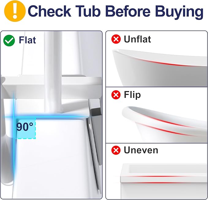 Bathtub Handle Grab Bar, Bathtub Safety Rail & Shower Grab Bars for Seniors, Baby, Elderly, and Disabled, Fits 3"–7" Tub Walls, Waterproof Non-Slip Handle and Holds 300lbs