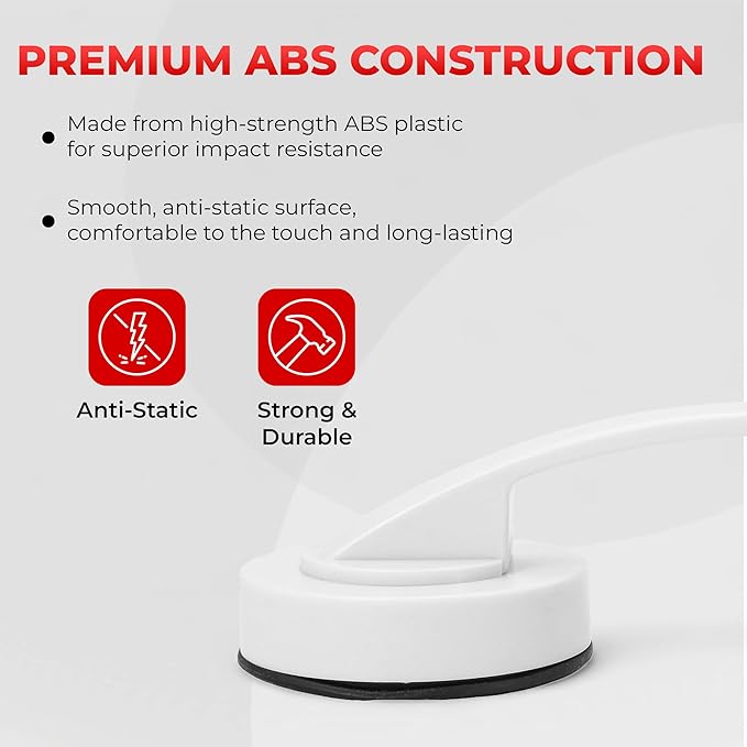Vehicle Roof Handle Armrest Safety Grab Interior Assist Accessory with Strong Suction Cup Compatible with Tesla Model 3, Model Y, Model X, Model S – Universal Car Gadget (2PCS)