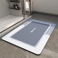 MontVoo-Bath Mat-Bath Rug Non Slip Super Absorbent Stain Resistant Quick Dry Thin Bathroom Rug-Bath Mats for Bathroom Floor Bathtub Vanity-Bathmat Bath Rug Easy Care 17"x27" Blue