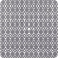 Bathtub Mat Non Slip, Grey Square Bath tub Mat Shower Floor Mat with Suction Cups for Adults Kids Elderly 21 X 21 Inch