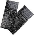SONGZIMING Bathtub Mat Non Slip 2 Pack, 35 x 16 Inches Pebble Shower Mat with Suction Cups and Drain Holes, Bath Mat for Shower,Bathroom tub (Black)