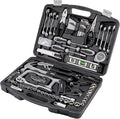Amazon Basics 173-Piece General Household Hand Tool Set with Storage Case, Portable Tool Kit for Home Maintenance and Everyday Repairs