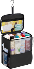 Lifewit Shower Bag Mesh Shower Caddy Portable College Dorm Room Essentials Tote Bag for Bathroom, Gym, Travel, Camping Quick Dry Hanging Shower Organizer Basket Toiletry Bag, Large, Black