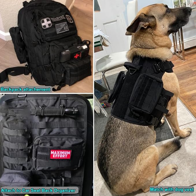 Molle Pouches, Tactical Admin Pouch Compact EDC Utility Gadget Gear Pouch Military Carry Accessory Belt Hanging Waist Bag