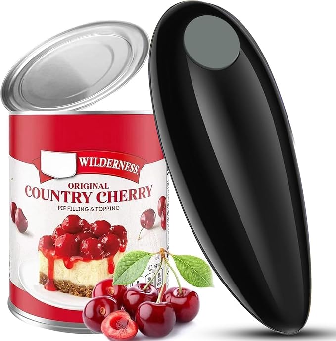 Electric Can Opener, Handheld One-touch Automatic Can opener, Smooth Edge Kitchen Gadget Can Openers Electric for Seniors with Arthritis