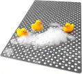 Extra Large Shower Mat, Yonala 47 x 32 Inch Non Slip Shower Mats for Inside Shower, Soft TPE Shower Floor Mat with Suction Cups and Drain Holes, Machine Washable Bathroom Shower Mat, Easy to Clean
