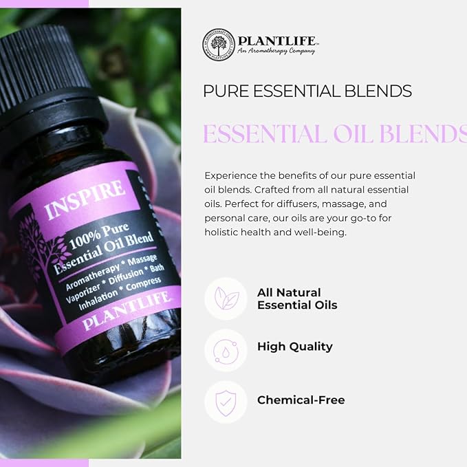 Plantlife Sleep Tight Aromatherapy Essential Oil Blend - Straight from The Plant 100% Pure Therapeutic Grade - No Additives or Fillers - Made in California 10 ml