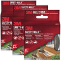 3M Safety-Walk Slip Resistant Tape, Black Anti Slip Grip Roll, 2 in x 15 ft, Strong Self-Adhesive Traction Tape for Stairs, Ladders, Floors & Work Areas, 3-Pack