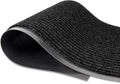 MaxMat® Extra Large Commercial Floor Mat, 3 x 5 Feet Heavy Duty, Waterproof, Low-Profile, Easy to Clean, Rubber Entry Mat (RIB0035BL, Black)