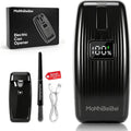 Electric Can Opener, LED Display USB Rechargeable, Automatic Hands-Free Smooth Edge, Compact Cordless, Kitchen Use for Seniors & Arthritis (Black)