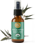 Silk Road Organic Eucalyptus Essential Oil Spray, 100% Pure USDA Certified Aromatherapy - Congestion, Colds, Cough, Sinus, Allergies & Skin Care – 1 Oz Spray