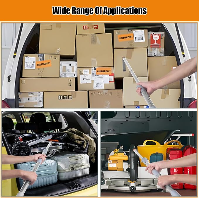 Truck Cargo Grabber - Telescoping Pickup Truck Bed Retriever Tool - Universal Fit - 16-60 Inch