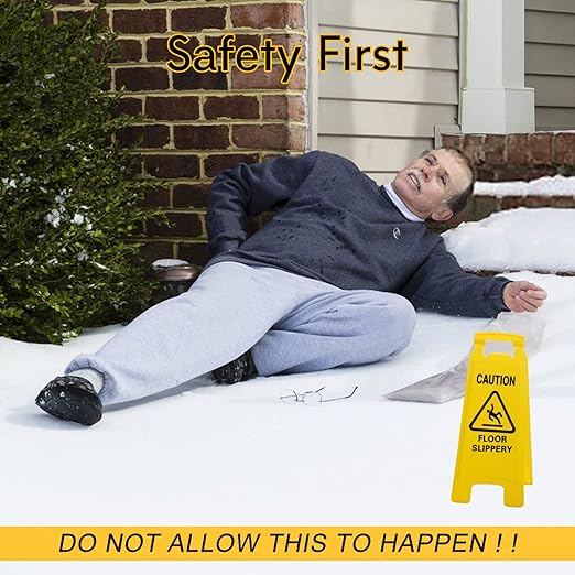 S&X Outdoor Stair Treads Non-Slip Safety Tape, 6” x 24”, 5-Pack, Pre-Cut Anti Slip Tape with Reflective Stripe, Heavy Duty Traction Grip Tape for Wooden Steps, Concrete Stairs, Decks