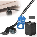 Furniture Lifter Tool Set – Save 80% Effort – Lifts up to 800 lbs – Heavy-Duty Steel Lever with 4 Plastic Base Pads, Ideal for Moving Sofas, Appliances, Furniture Jack Lifter Tool (29 in)