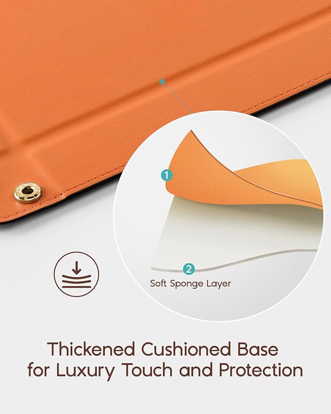 VLANDO Valet Tray for Men Women, Vanity Trays Catchall Tray for Dresser Top Desk Storage Bedside, Travel PU Leather Tray Jewelry Key Phone Coin Change Watches and Candy Holder Sundries Entryway Tray