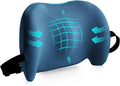 Lumbar Support Pillow for Office Chair, Car Lumbar Pillow Lower Back Pain Relief, Memory Foam Back Cushion with Adjustable Straps, Ergonomic Chair Back Pillow for Gaming Chair, Car, Bed (BLUE)
