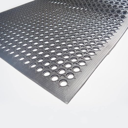 smabee Anti-Fatigue Non-Slip Rubber Floor Mat Heavy Duty Mats 36"x60" for Outdoor Restaurant Kitchen Bar