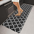 WISELIFE Anti Fatigue Floor Mat - 4/5 Inch Thick Kitchen Mat Non Slip Waterproof Heavy Duty Ergonomic Comfort Mat Durable for Home, Office, Sink, Laundry,(24" x 70", Black)
