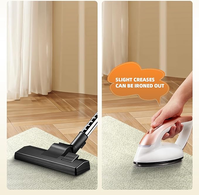 Office Chair Mat for Hardwood Floors 48"x36", Durable Non-Slip Large Tile Floor Protector, Anti-Scratch Thick Heavy-Duty Recyclable Gliding Desk Mats for Computer Rolling Chairs, Off White
