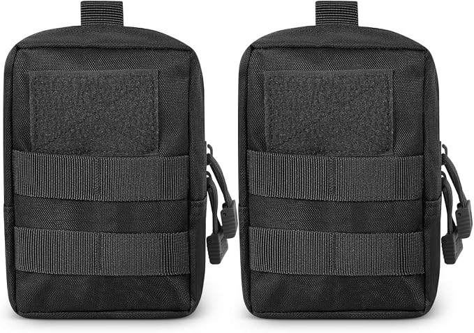 4-Pack Molle Pouch Tactical Molle Pouches Compact Utility EDC Waist Bag Pack