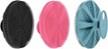 INNERNEED Food-Grade Soft Silicone Body Scrubber Shower Brush Handheld Cleansing Skin Brush, Gentle Exfoliating and Lather Well (Pack of 3)