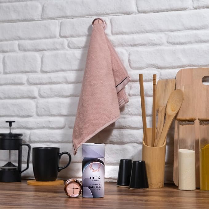 HEFA Towel Holder, Towel Hooks, Dish Towel Holder, Kitchen Organization, Bathroom Accesories, Kitchen Towel Hook, Kitchen Towel Holder, Hand Towel Holder, Kitchen Gadgets 4 Pack