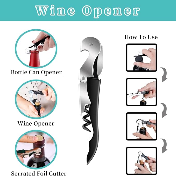 Bloss Anti-skid Jar Opener Can Opener Kitchen Grippers, 4 in 1 Multi Function Bottle Opener Lid Opener for Seniors with Arthritis, Caps and Bottles Kitchen Gadgets For Small Hands or Seniors, Blue