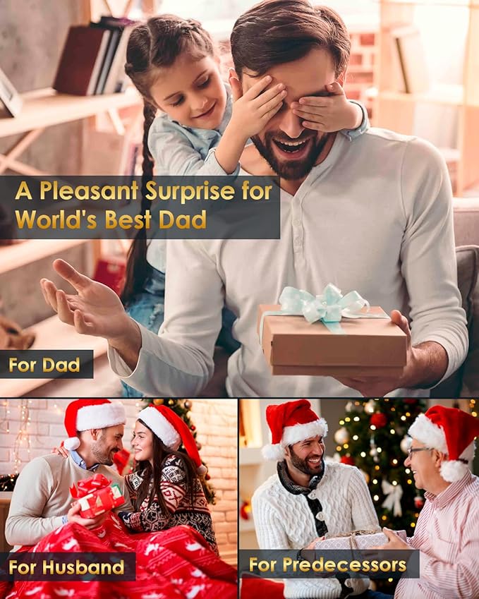 Fathers Day Dad Gifts from Daughter Son Wife, 13-in-1 Hammer Multitool, Cool Camping Accessories & Survival Tools, Unique Birthday Present Ideas Gifts for Men, Husband, Grandpa, Step Dad, Him