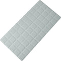 Webos Foldable Silicone Bathtub Mat: Jumbo Size Heavy Duty Safety Bath Mat for Tub Without Suction Cups Non Slip Bath & Shower Mat for Textured, Reglazed, Refinished Tub (Grey, 35.8 x 17.7)