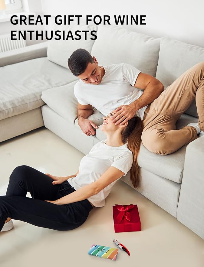 CORKAS Wine Key - 2Pack Handcrafted Professional Waiters Corkscrew, Compact Heavy Duty Wine Opener with Double Hinged, Foil Cutter and Bottle Opener, Birthday Gifts for Severs, Sommelier, Bartenders