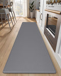 Kitchen Mats for Floor - 17"x79" Anti Fatigue Mats for Kitchen Floor - Non Slip Cushioned Rugs for Standing - Grey