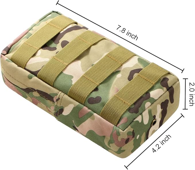 4-Pack Molle Pouch Tactical Molle Pouches Compact Utility EDC Waist Bag Pack