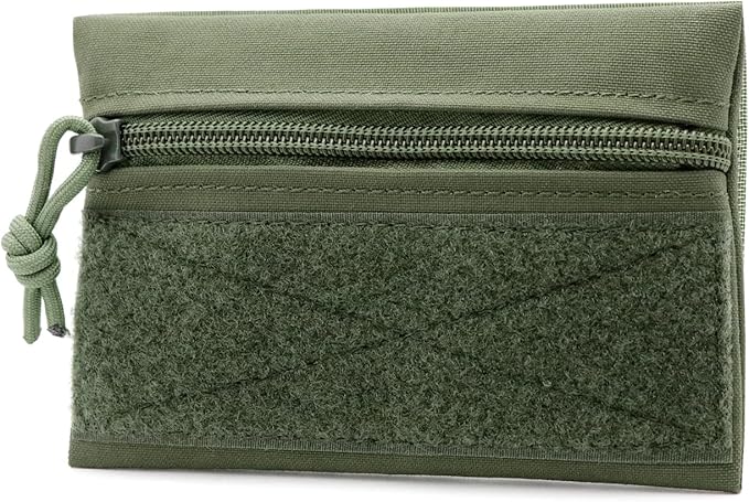 Qavctw Tactical Admin Pouch Bag with Hook and Loop Tool Storage Bag Snack Pouch Candy Bag Hanging Pouches Backpack Accessory Pouch