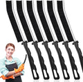 Crevice Cleaning Brush,6Pack Small Cleaning Brushes Grout Cleaner Brush Toilet Brush Scrub Brush for Shower Tile Skinny Gap Cleaning Tools for Household Use Bathroom (black-6pcs)