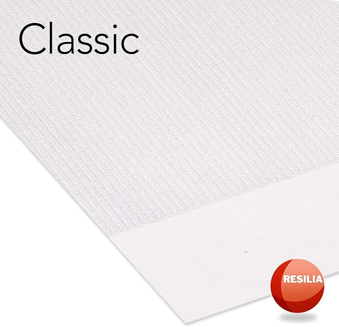 RESILIA Premium Clear Floor Protector Mat – Heavy-Duty Plastic Vinyl Covering for Hardwood, Tile, or Laminate Floors, Table, or Desk –American Modern Pattern 27" x 25' Waterproof Roll, Made in USA