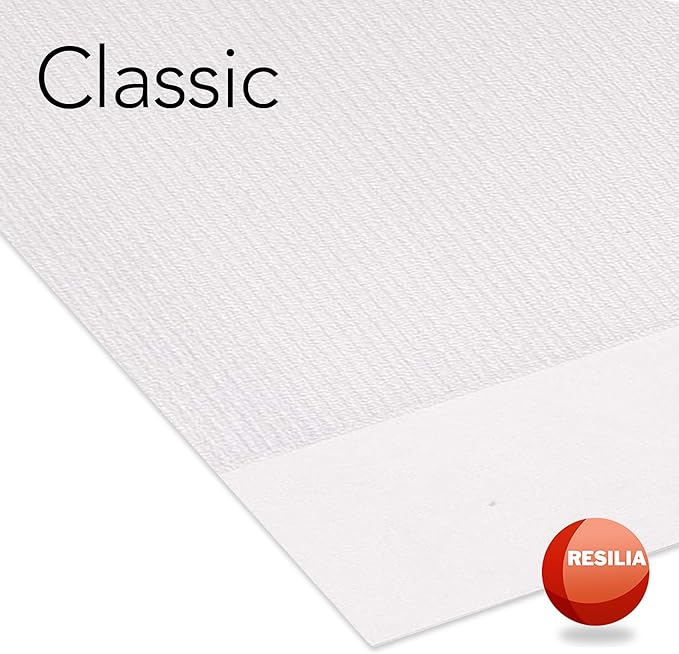 RESILIA Premium Clear Floor Protector Mat – Heavy-Duty Plastic Vinyl Covering for Hardwood, Tile, or Laminate Floors, Table, or Desk –American Modern Pattern 27" x 15" Waterproof Roll, Made in USA