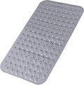 Bathtub and Shower Mats, 28 x 15 Inch Non-Slip Bath Mat, Machine Washable Bath Tub Mat with Suction Cups & Drain Holes for Bathroom, Beige