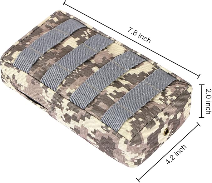 4-Pack Molle Pouch Tactical Molle Pouches Compact Utility EDC Waist Bag Pack