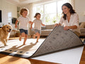 Mayhawk Non-Slip Rug Gripper Pad: Adhesive & Residue-Free Silicone 5X Stronger Grip for Hardwood Tile & LVP - BPA-Free Machine Washable - Odorless Tear-Resistant - 2.6x10 Ft Thin
