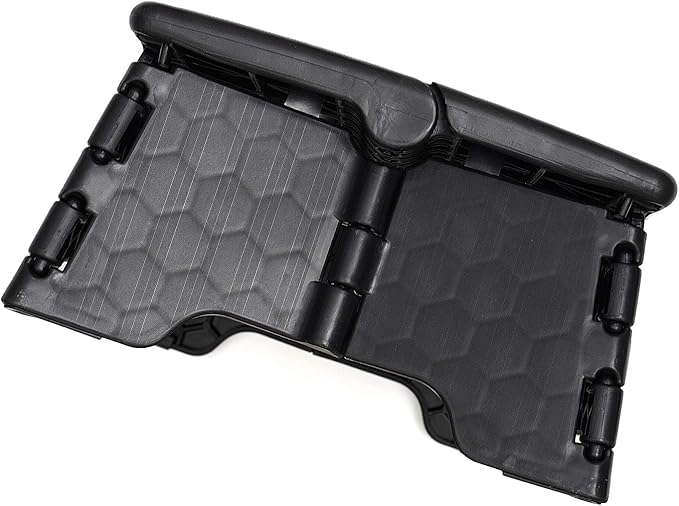 Portable Folding Step Stool, 5 inch Lightweight Anti-Skid Stepping Stool, Non-Slip Textured Grip Surface for Adults Seniors at Home, Kitchen, Bathroom, Bedroom, Closet, Holds Up to 300 Pounds Black