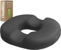 CloudBliss Donut Pillow Stadium Seat Cushion for Tailbone Pain Relief and Hemorrhoids, Memory Foam Seat Chair Cushion, Portable Seat Cushions for Bleachers, Car, Home & Office