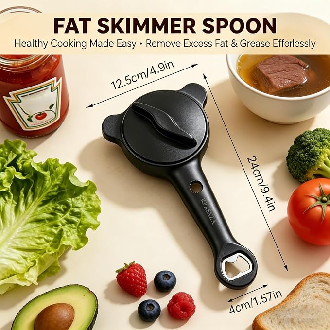 Jar Opener for Weak Hands,4 in 1 Multi-Purpose Jar Openers,Adjustable Jar Opener,Multi-Functional Bottle Openers with Non-Slip Grip for Wine Bottle,Perfect for Arthritis and Weak Hands (Black)