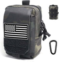 Tactical Molle Utility Pouch Cell Phone Pouch, Waist Bag Belt Pouch for Men, EDC Bag Gadget Organizer Vest Pack Purse Mobile Phone Case Hunting Compact Bag for Runing