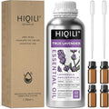 HIQILI 32 fl oz Lavender Essential Oil Large Capacity, 100% Natural for Aromatherapy, DIY Candle & Soap Making, Skin Moisturizing. Suitable for Hotels, DIY Studios, Spas and Hair Salons