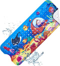 Bath Mats for Tub Kids - Large Cartoon Non-Slip Bathroom Bathtub Kid Mat for Baby Toddler Anti-Slip Shower Mats for Floor 40x16,with Drain Holes and Suction Cups Machine Washable, Boy - Submersible