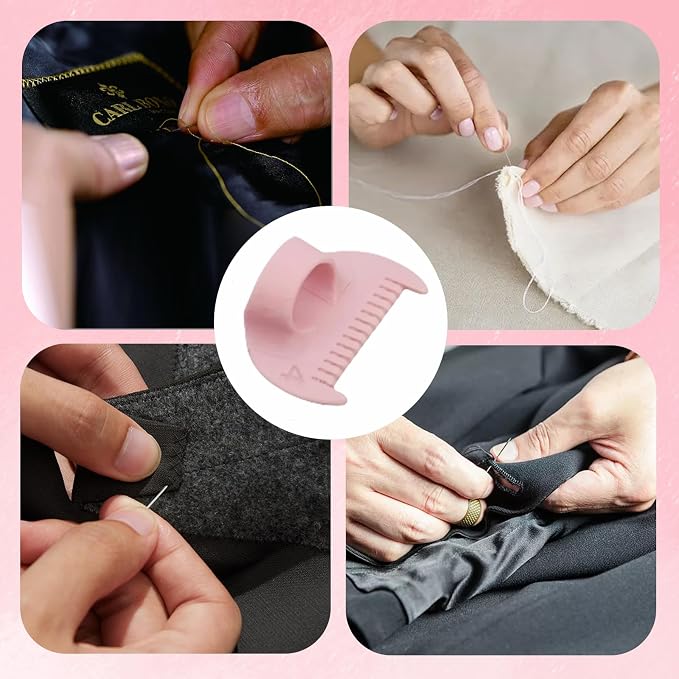 Edge Sewing Lockranding Tool - 2025 New Edge Stitch Lock and Sewing Gauge, 3/4mm Sewing Templates, for Even Stitches, DIY Sewing Machine Kit Also Suitable for Machine Sewing.